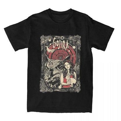 Gojira Band Graphic T-Shirt – Vintage Loose Fit Cotton Tee