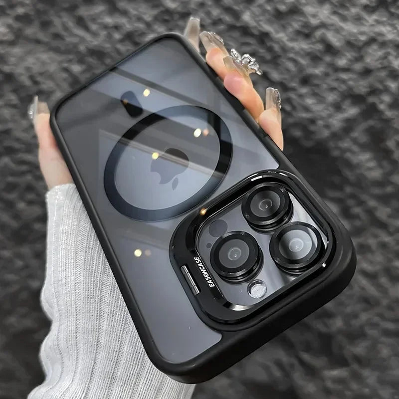 MagSafe Clear iPhone Case with Camera Lens Protector – iPhone 11 to 18 Pro Max