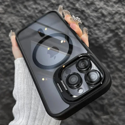 Magnetic Shockproof MagSafe Case with Stand for iPhone 18 Pro Max