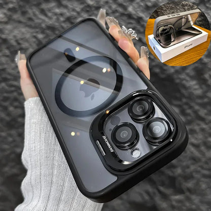 MagSafe Clear iPhone Case with Camera Lens Protector – iPhone 11 to 18 Pro Max