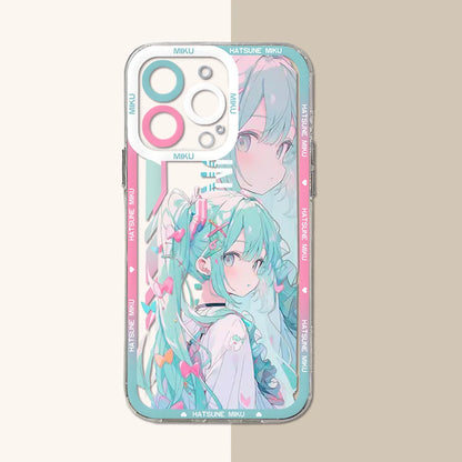 Hatsune Miku iPhone Case – Anime Phone Cover for iPhone 11–17