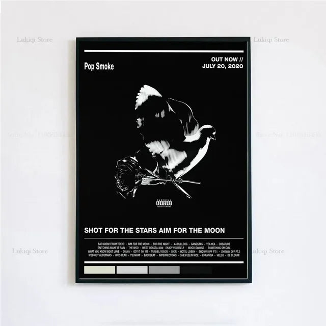 Pop Smoke Faith Album Poster Canvas Wall Art Print