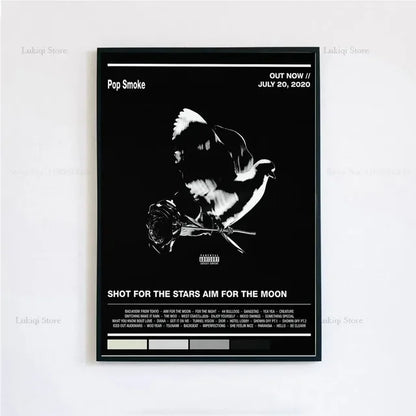 Pop Smoke Faith Album Poster Canvas Wall Art Print