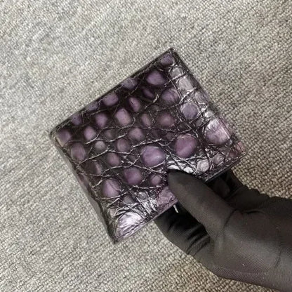 Men's Genuine Crocodile Leather Long Wallet | Luxury Card Organizer