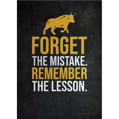 Stock Trading Motivational Wall Art Poster – Buy Fear Sell Greed