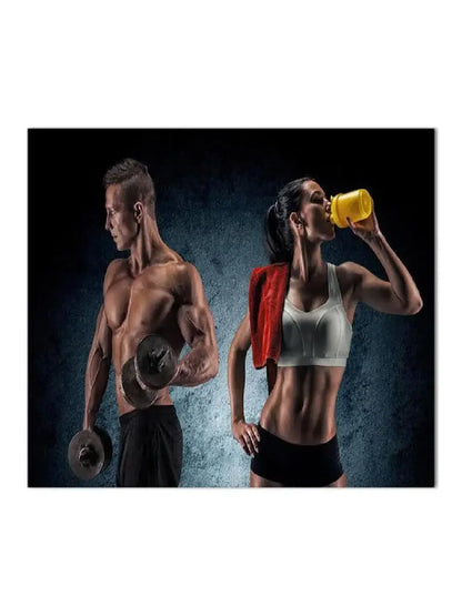 Gym Motivation Wall Art Print – Bodybuilding Fitness Poster for Home & Gym Decor
