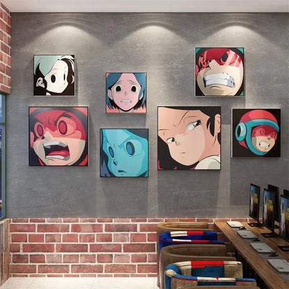 Anime Pop Art Canvas Poster | Japanese Korean Style Wall Art for Kids & Teens