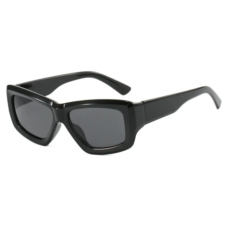 Cat Eye Sunglasses Women Men Y2K Retro Rectangle Shades