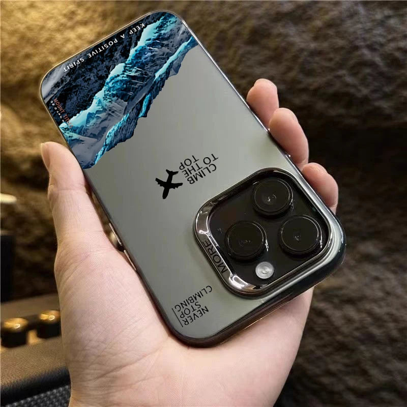Mountain Peak iPhone Case – Shockproof Adventure Design for iPhone 11–17 Series