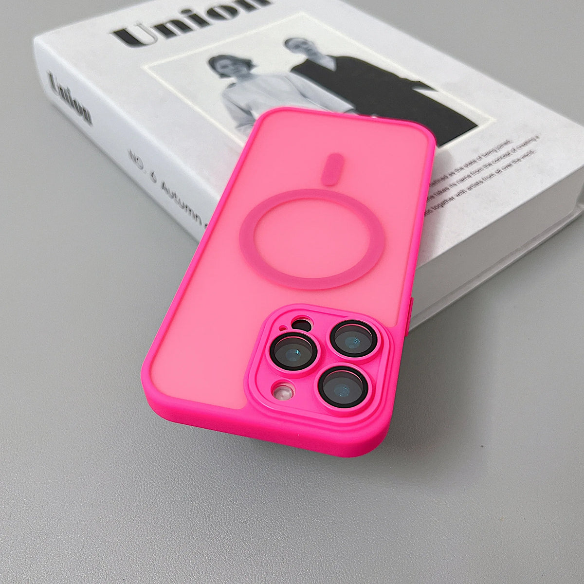 MagSafe iPhone Case Matte Translucent Armor Shockproof Cover