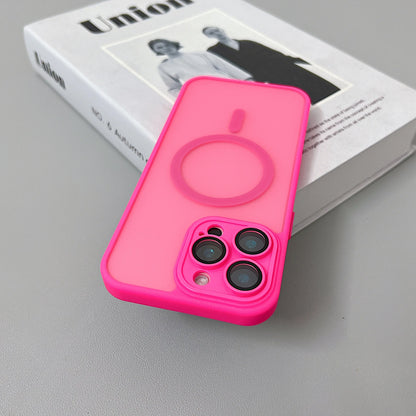 MagSafe iPhone Case Matte Translucent Armor Shockproof Cover