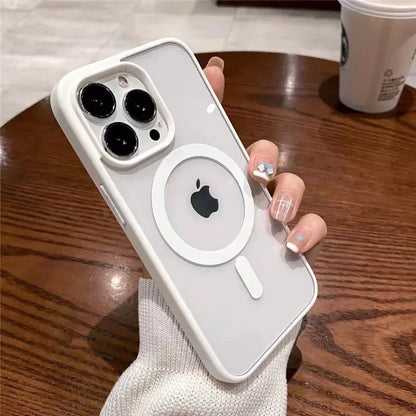 MagSafe Magnetic iPhone Case – Clear Hard Cover for iPhone 11–17 Pro Max