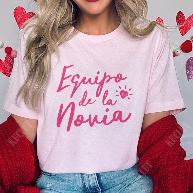 Bachelorette Party T-Shirt – Bride Squad Hen Party Tee