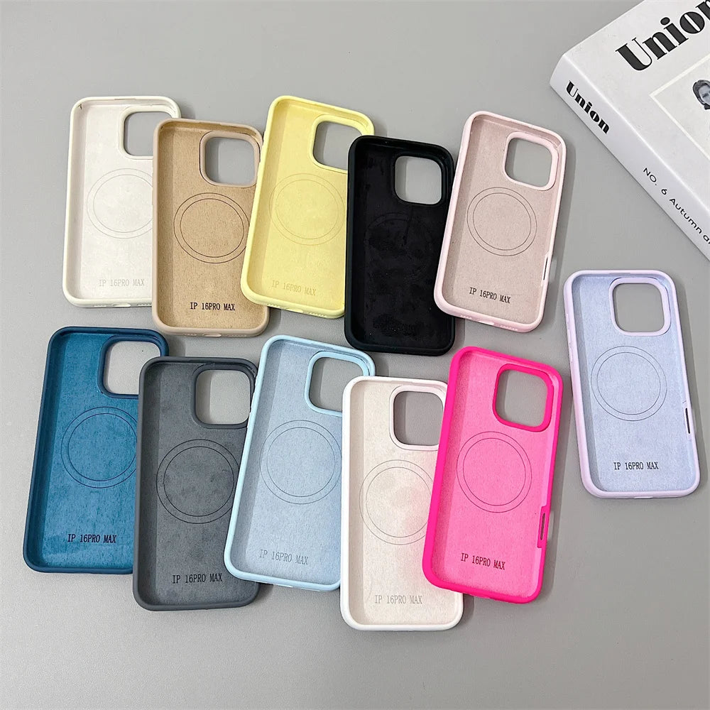 MagSafe Liquid Silicone iPhone Case – iPhone 12 to 16 Pro Max