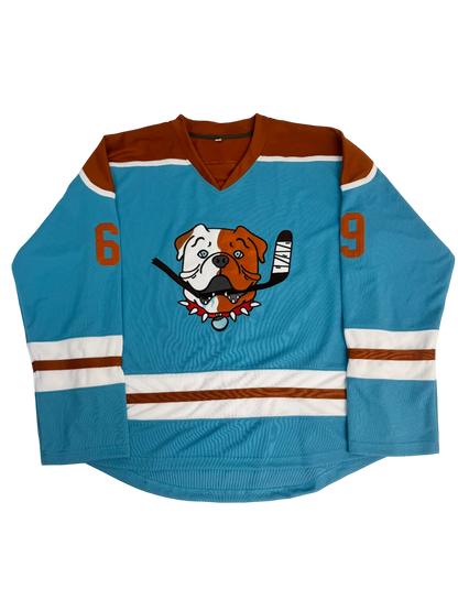 Shoresy #69 Sudbury Bulldogs Hockey Jersey – Stitched Men's Movie Jersey