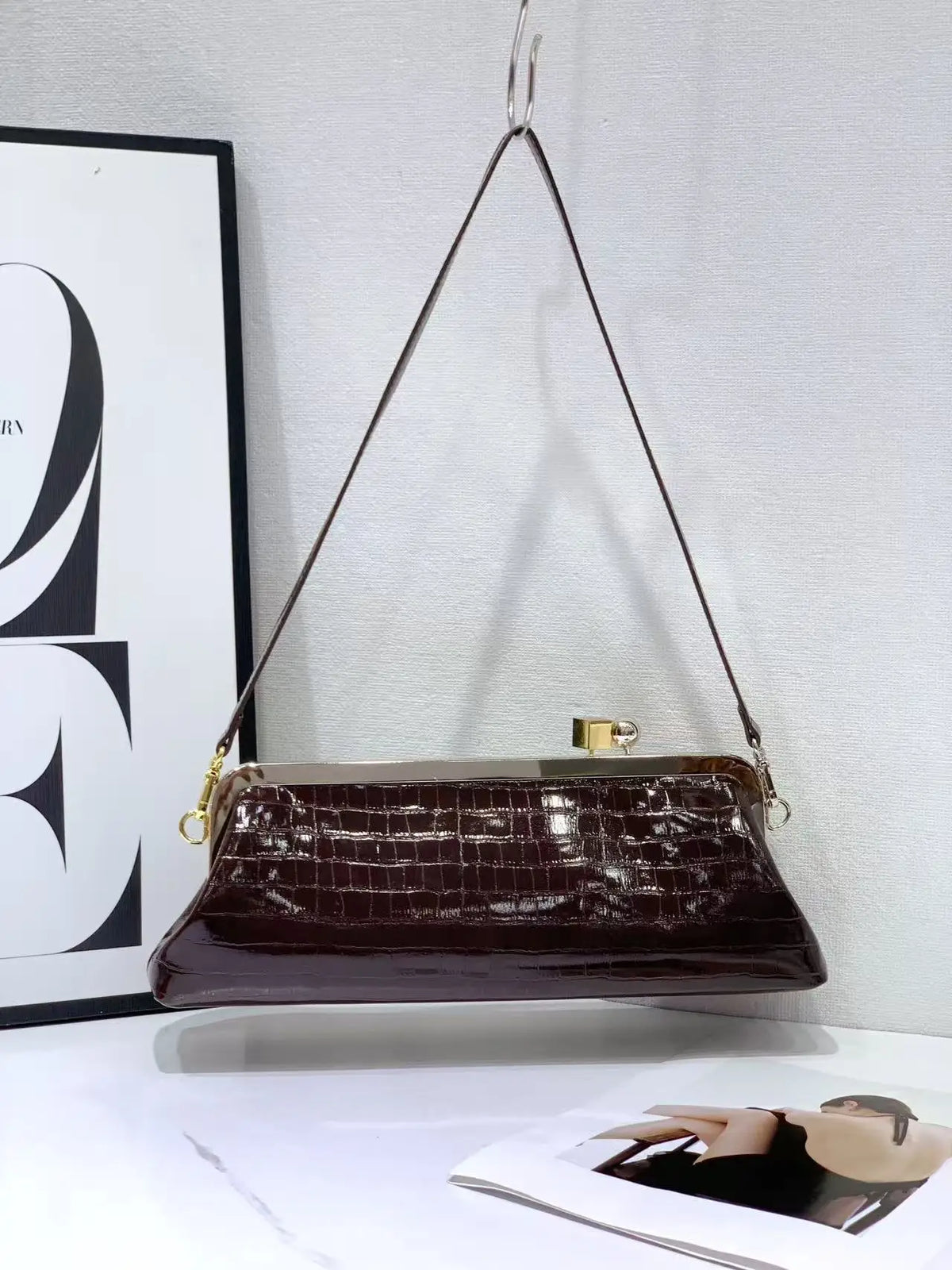 Luxury Clutch Crossbody Bag for Women – Designer Evening Handbag