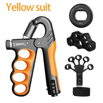 Adjustable Hand Grip Strengthener with Rep Counter 5–150kg
