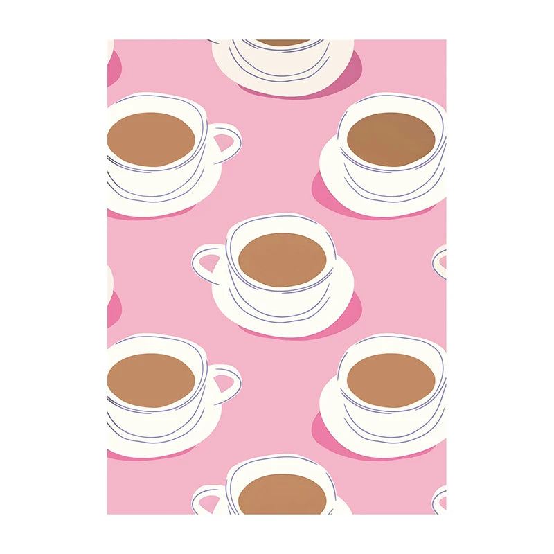 Minimalist Kitchen Wall Art Poster – Food Print for Home Decor