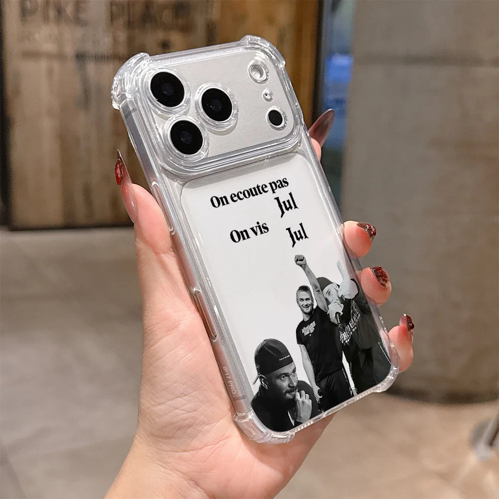 Jul Rapper Clear iPhone Case – iPhone 11 to 17 Series