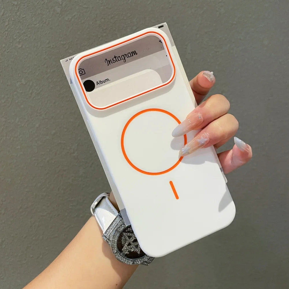 MagSafe Matte TPU iPhone Case – Candy Color, Wireless Charging Compatible