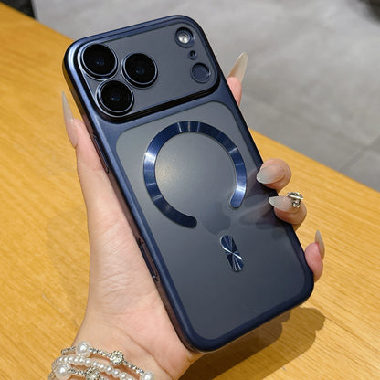 MagSafe iPhone Case – Matte Plating Shockproof Cover with Lens Protector