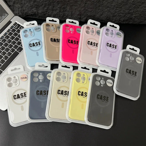 Magnetic Liquid Silicone Case for iPhone 16 Pro Max