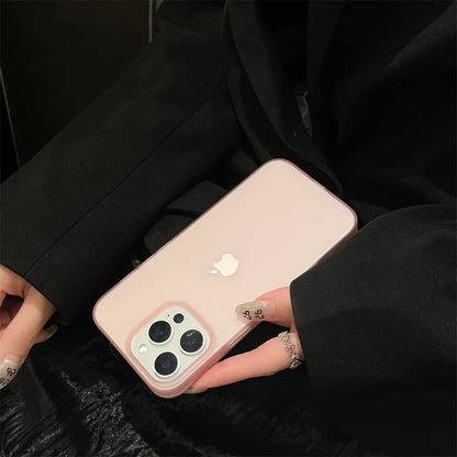Matte Candy Transparent iPhone Case – iPhone 17 / 16 / 15 / 14 / 13 / 12 / 11 / XR / XS Max