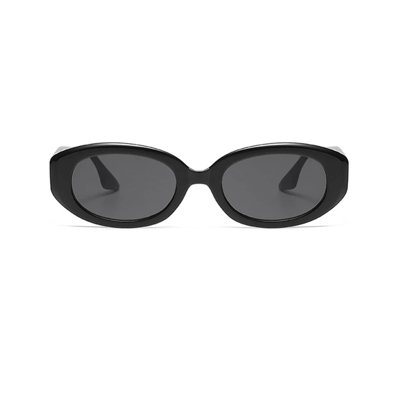 Vintage Oval Cat Eye Sunglasses Women Small Frame Retro