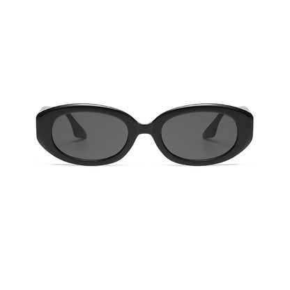 Vintage Oval Cat Eye Sunglasses Women Small Frame Retro