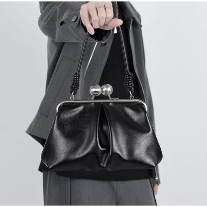 Luxury Design Clip Bag Fashion Largecapacity Frame Handbag
