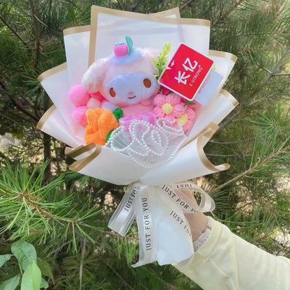 Sanrio Plush Flower Bouquet Gift