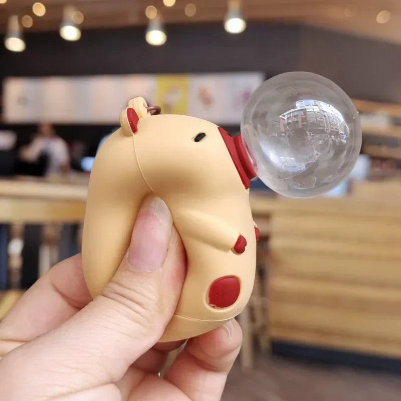 Capybara Squeeze Bubble Keychain Toy
