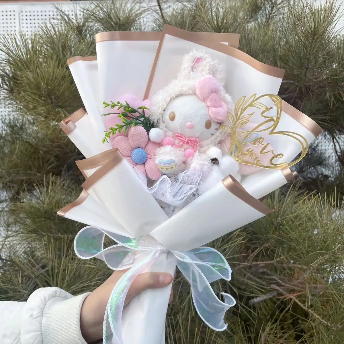 Sanrio Plush Flower Bouquet Gift