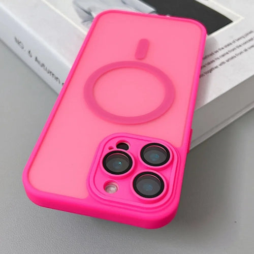 MagSafe iPhone Case Matte Translucent Armor Shockproof Cover