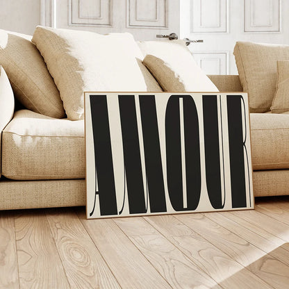 Bold Typography Wall Art Poster – Modern Minimalist Print