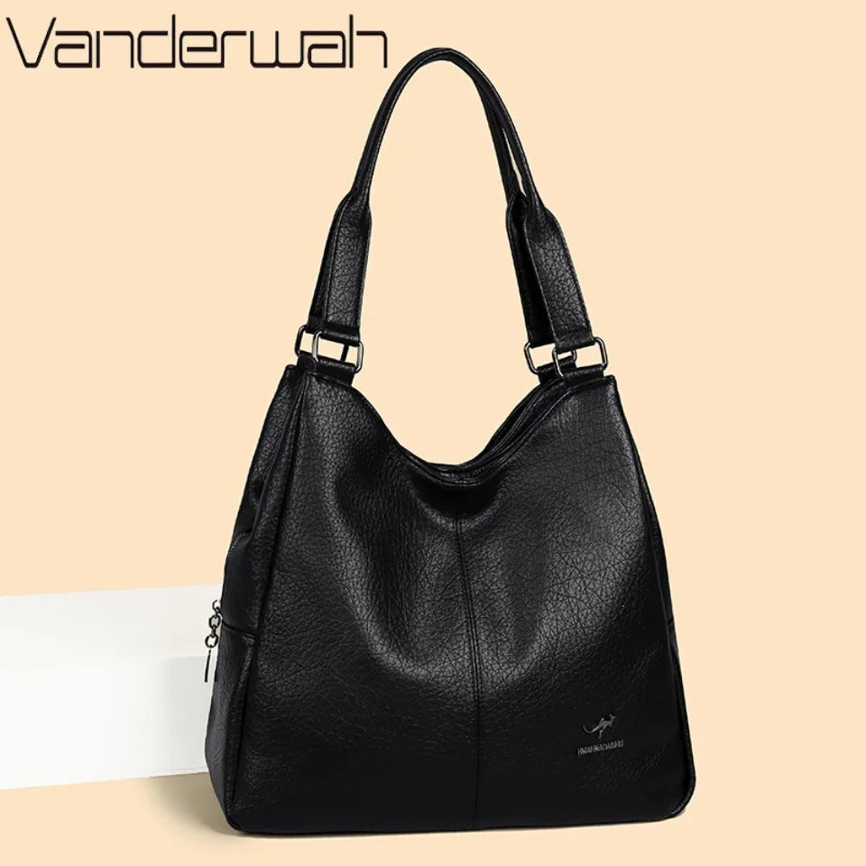 Three Layers Genuine Brand Tote Bag Luxury Handbags