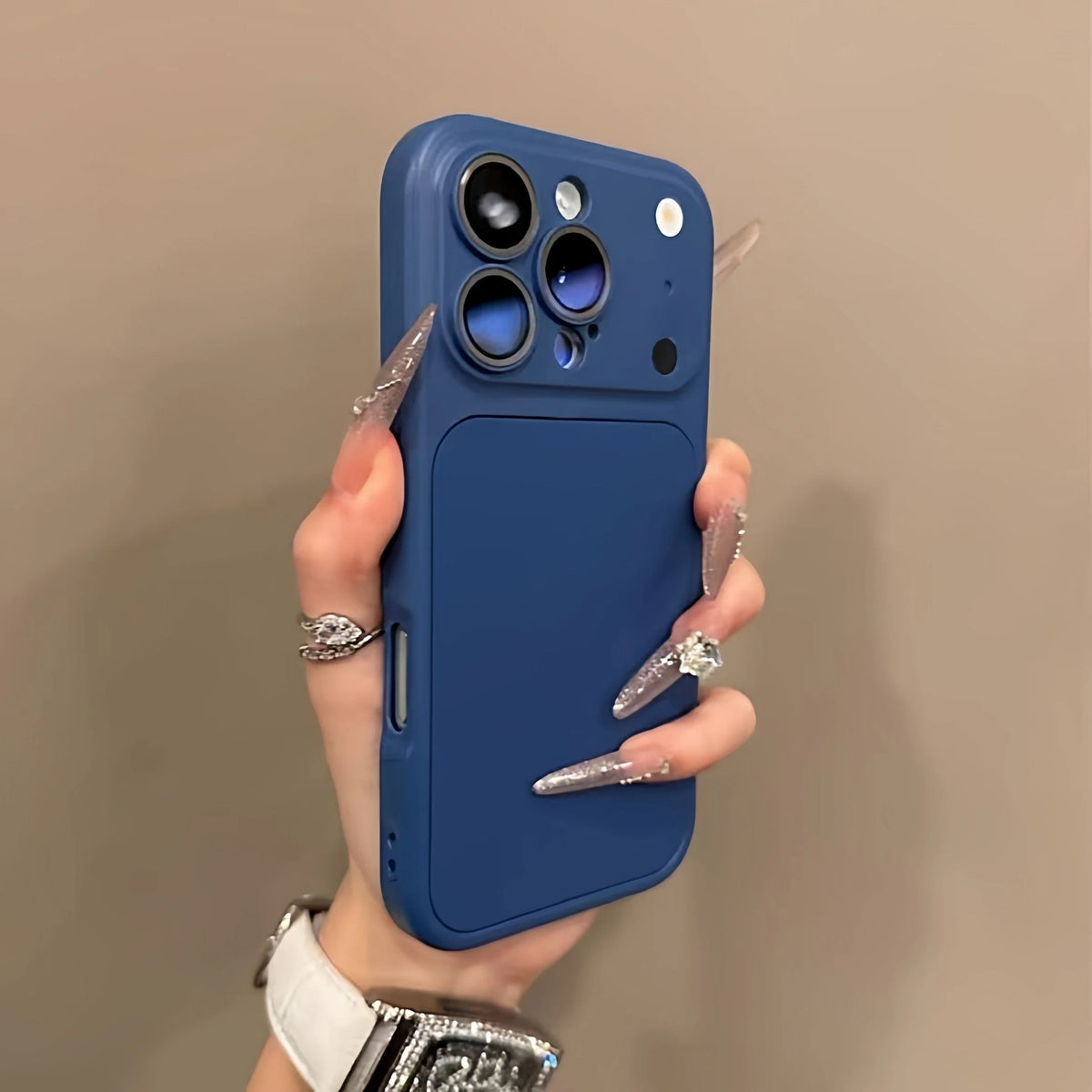 Matte iPhone Case with Lens Protection & Card Slot
