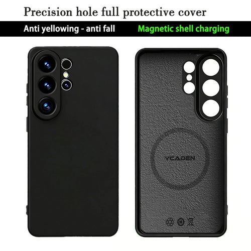 Magnetic Liquid Silicone Samsung Galaxy Case – S24 S25 S26 Series