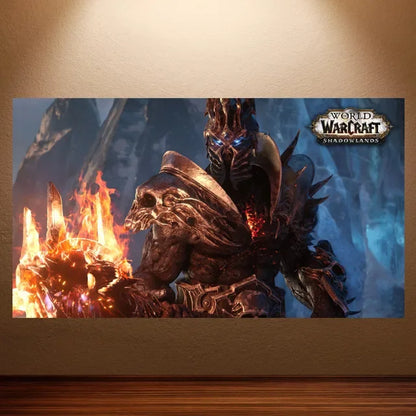 World of Warcraft Canvas Poster – Retro Game Wall Art Decor