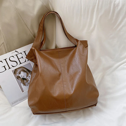 Large Leather Tote Bag for Women