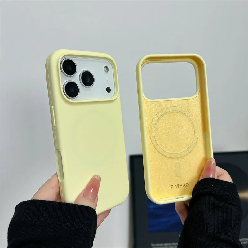 MagSafe Liquid Silicone Case for iPhone 13 to 17 Series