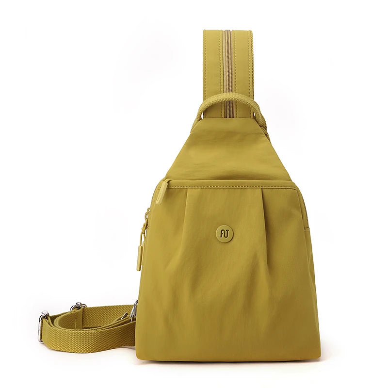 Waterproof Sling Crossbody Bag Women Multi-Functional Backpack