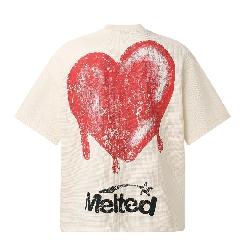 Skeleton Graffiti Print Oversized T-Shirt | Unisex Streetwear
