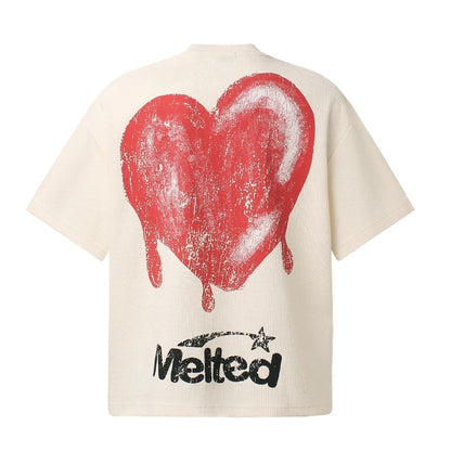 Skeleton Graffiti Print Oversized T-Shirt | Unisex Streetwear
