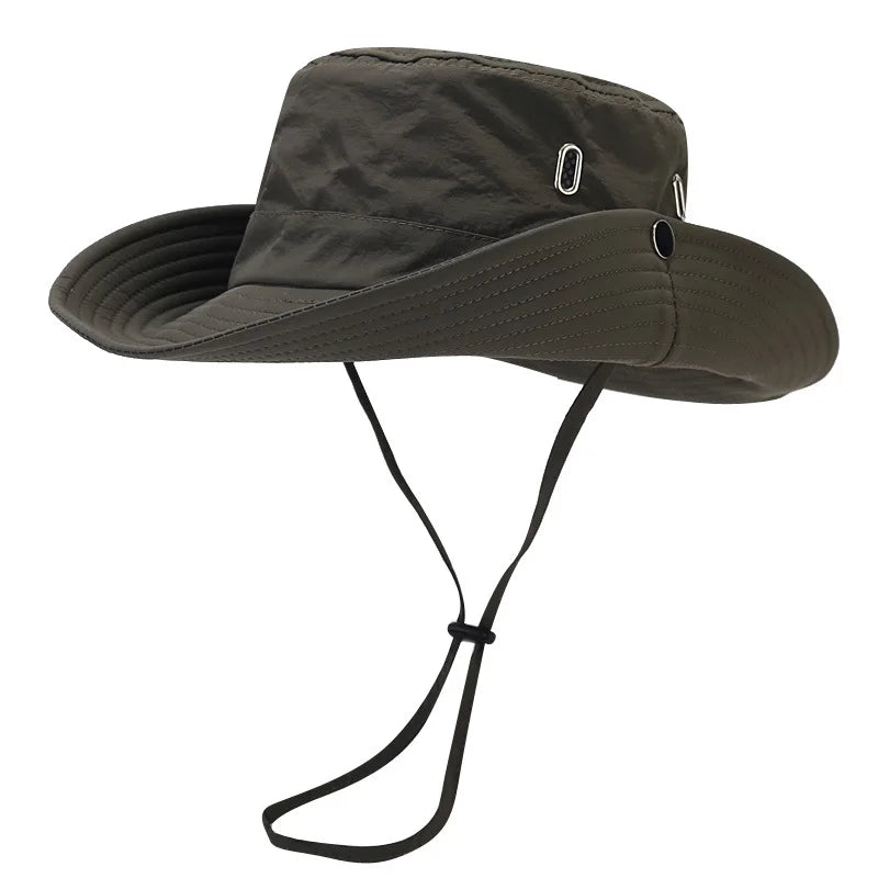 Wide Brim Sun Hat – Women's UV Protection Outdoor Bucket Hat