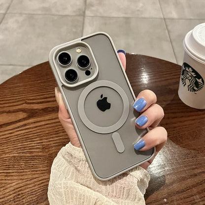 MagSafe Clear iPhone Case – Magnetic Wireless Charging