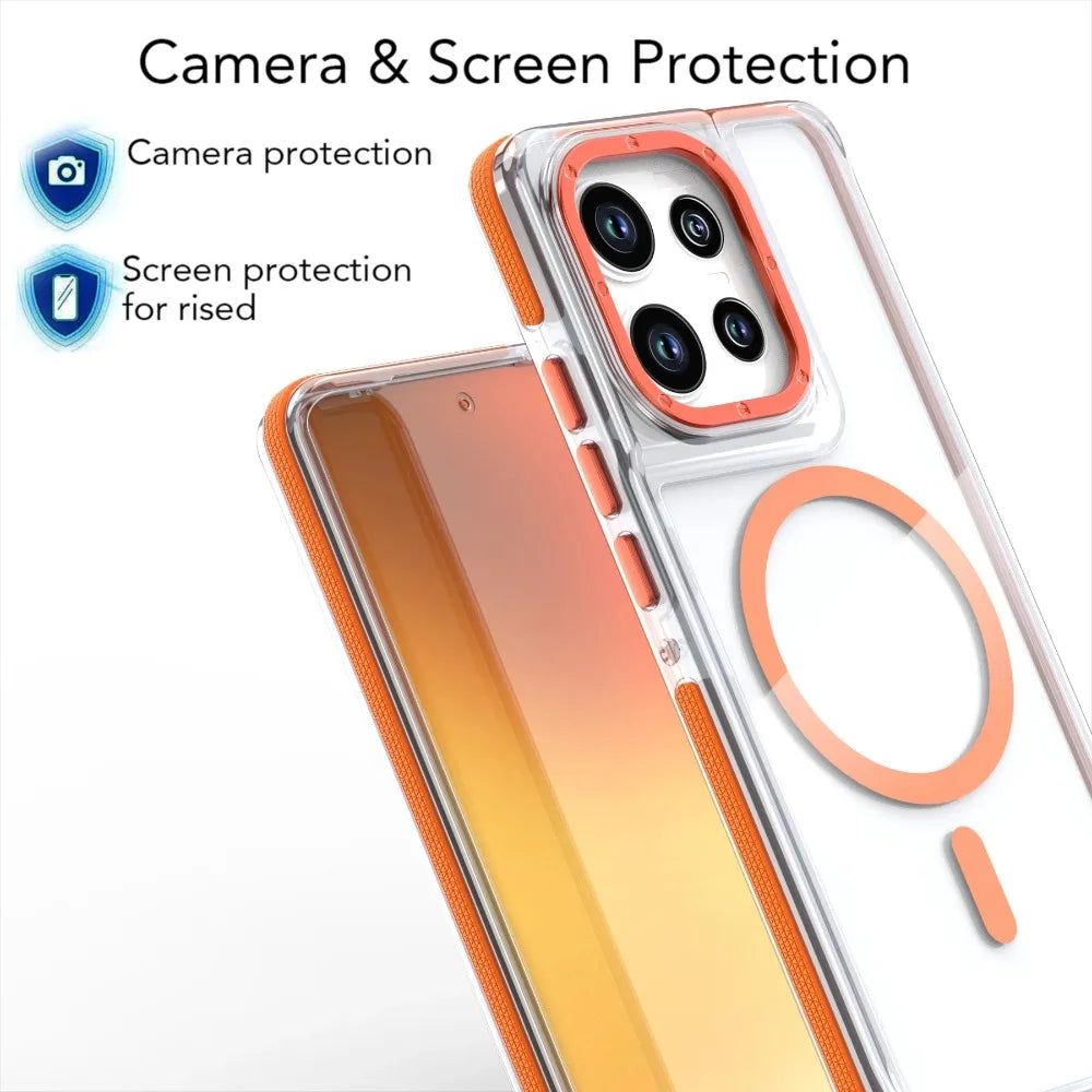 Magnetic Clear Case for Motorola Moto – Shockproof
