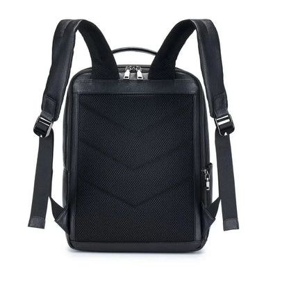 Genuine Leather Men's Laptop Backpack – Luxury Computer Bag