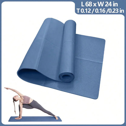 Non Slip Yoga Mat For Pilates Home Gym Workout