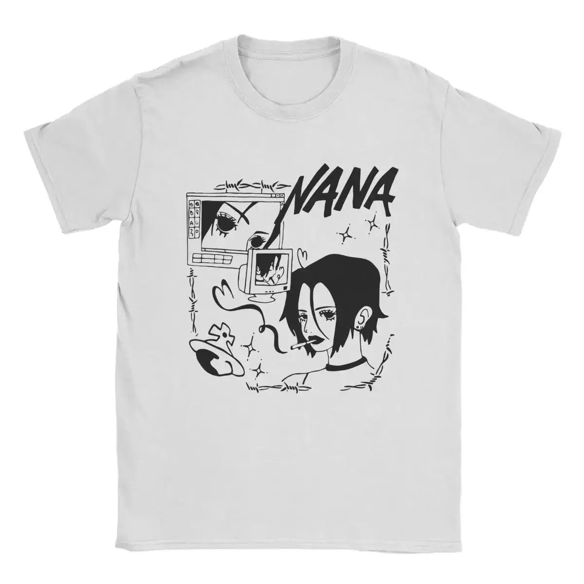Nana Osaki T-Shirt – Black Stones Anime Punk Rock Graphic Tee